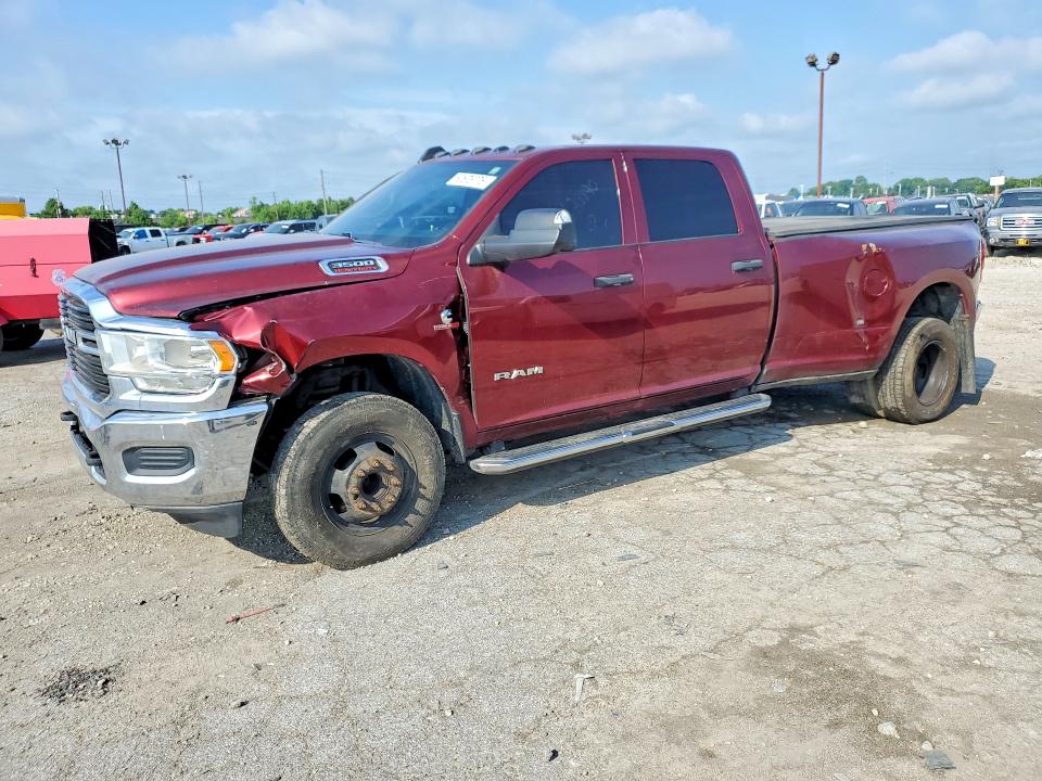2021 Ram 3500 VIN 3C63RRGLXMG623190 COPART salvage auction — REAR END, Wv - Certificate Of Title (P), sold $7,300 on 2026-07-28 (photo 1)