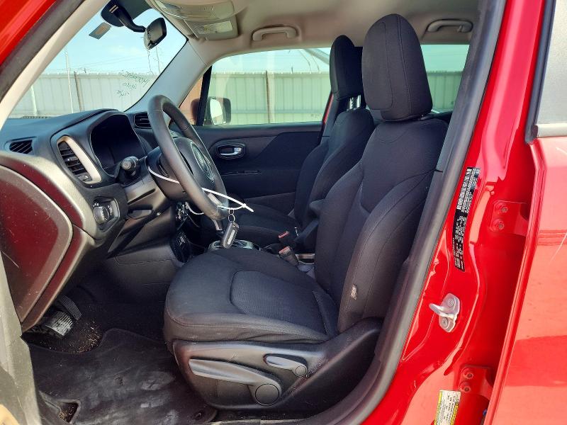 2017 Jeep Renegade VIN ZACCJAAB5HPF31233 COPART salvage auction — FRONT END, TX - SALVAGE VEHICLE TITLE (P), sold $2,000 on 2026-07-24 (photo 7)