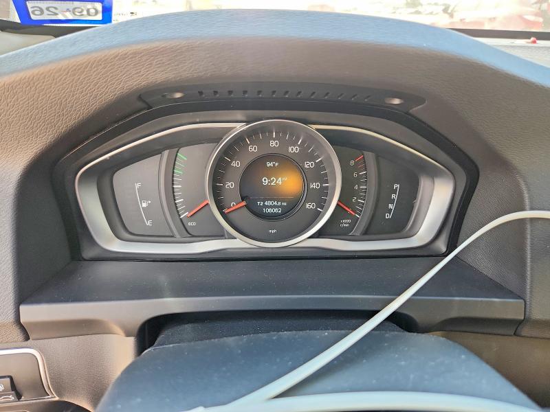 2017 Volvo S60 VIN YV126MFL1H2422255 COPART salvage auction — MECHANICAL, Tx - Salvage Vehicle Title, sold $1,450 on 2026-07-09 (photo 9)