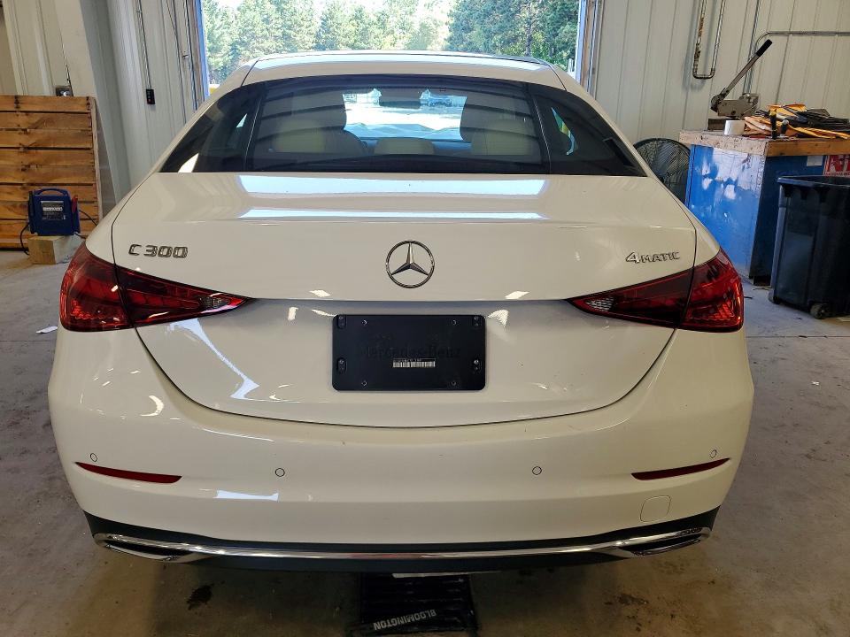 2026 Mercedes-benz C-klasse VIN W1KAF4HB6TR313169 COPART salvage auction — FRONT END, MN - CERTIFICATE OF TITLE, sold $1,900 on 2026-07-30 (photo 6)