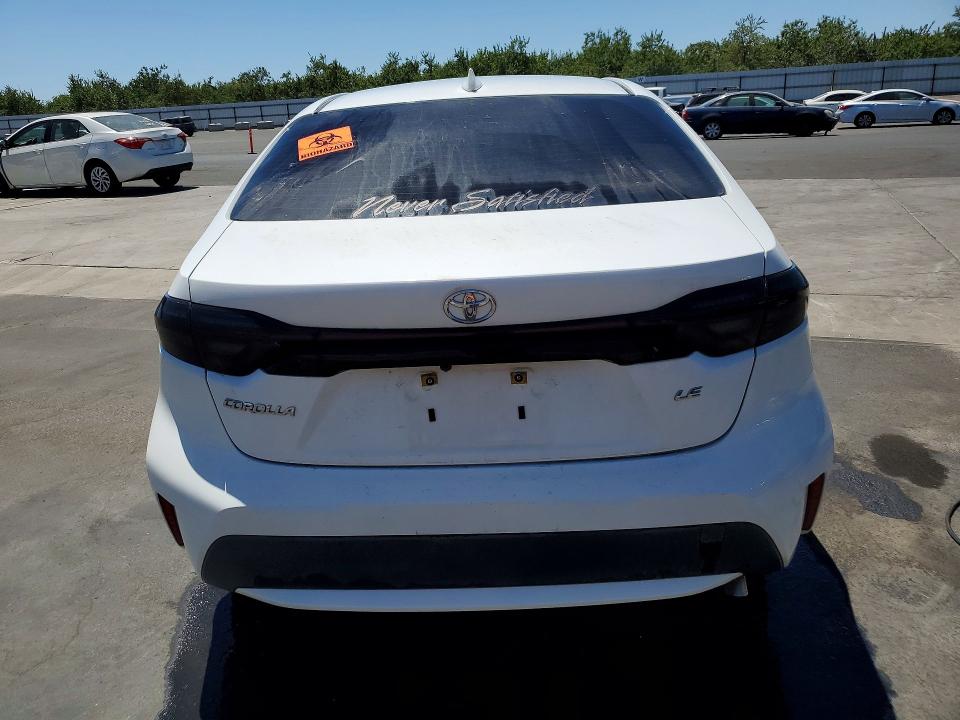 2021 Toyota Corolla VIN JTDVPMAE2MJ137735 COPART salvage auction — FRONT END, CA - CERTIFICATE OF TITLE, sold $7,100 on 2026-08-25 (photo 6)