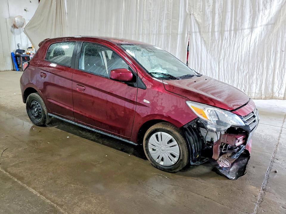 2024 Mitsubishi Mirage VIN ML32AUHJ8RH028365 COPART salvage auction — FRONT END, Fl - Certificate Of Destruction (P), sold $175 on 2026-07-22 (photo 4)