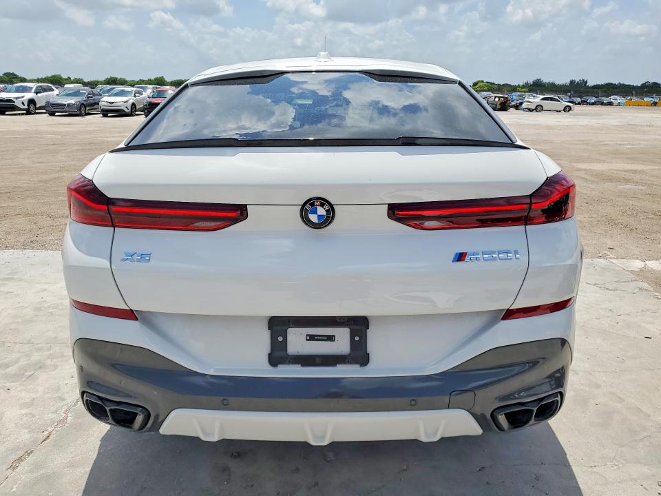 2026 BMW X6 VIN 5UX43EX06T9407220 COPART salvage auction — FRONT END, FL - CERTIFICATE OF TITLE, sold $11,400 on 2026-07-29 (photo 6)