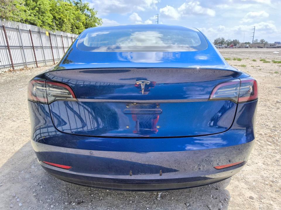 2018 Tesla Model 3 VIN 5YJ3E1EA1JF041715 COPART salvage auction — BURN, TX - CERTIFICATE OF TITLE (P), sold $100 on 2026-07-21 (photo 6)