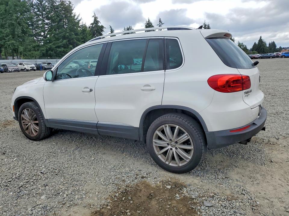 2012 Volkswagen Tiguan VIN WVGBV7AX8CW581906 COPART salvage auction — MINOR DENT/SCRATCHES, Wa - Vehicle Cert Of Ownership-Titl, sold $1,000 on 2026-07-14 (photo 2)