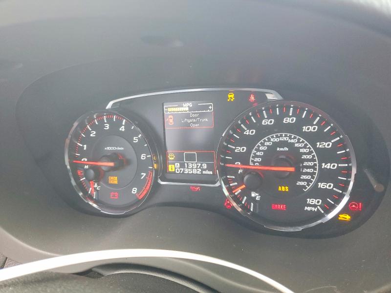 2018 Subaru Wrx VIN JF1VA1B6XJ9804366 COPART salvage auction — MECHANICAL, OR - CERTIFICATE OF TITLE, sold $5,900 on 2026-07-20 (photo 9)