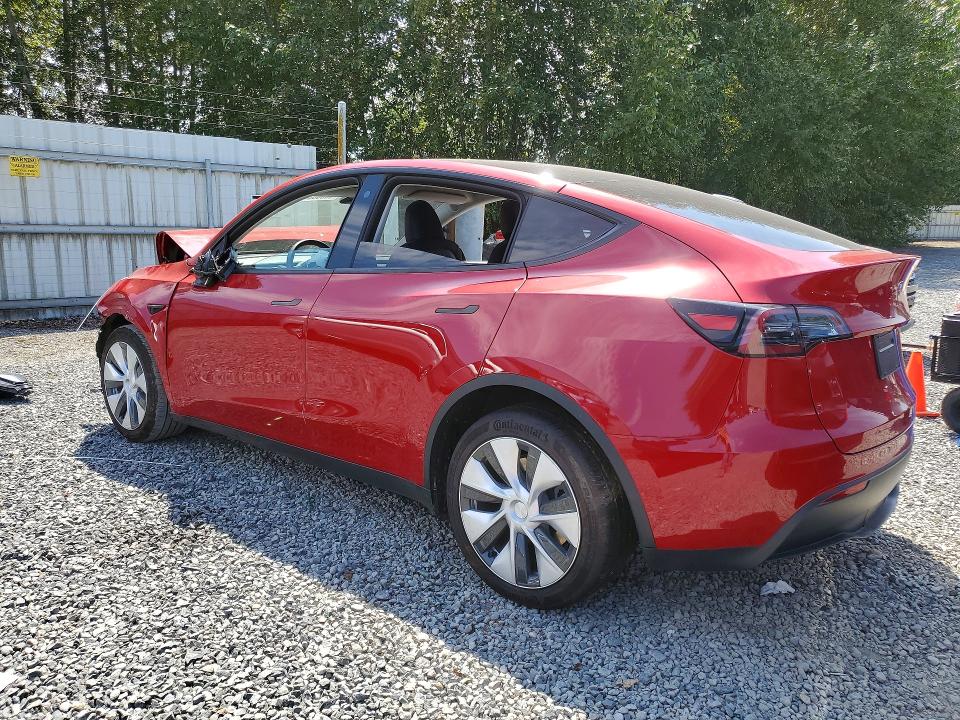 2023 Tesla Model y VIN 7SAYGDEE8PF674535 COPART salvage auction — FRONT END, WA - BILL OF SALE, sold $6,700 on 2026-07-27 (photo 2)