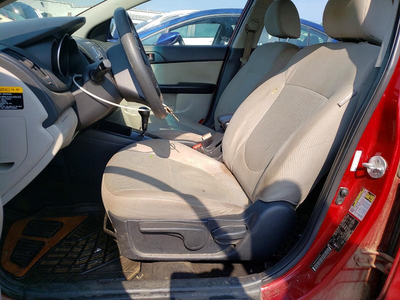 2010 Kia Forte VIN KNAFU4A2XA5833506 COPART salvage auction — FRONT END, Ct - Cert Of Title-Salvage, sold $475 on 2026-07-07 (photo 7)