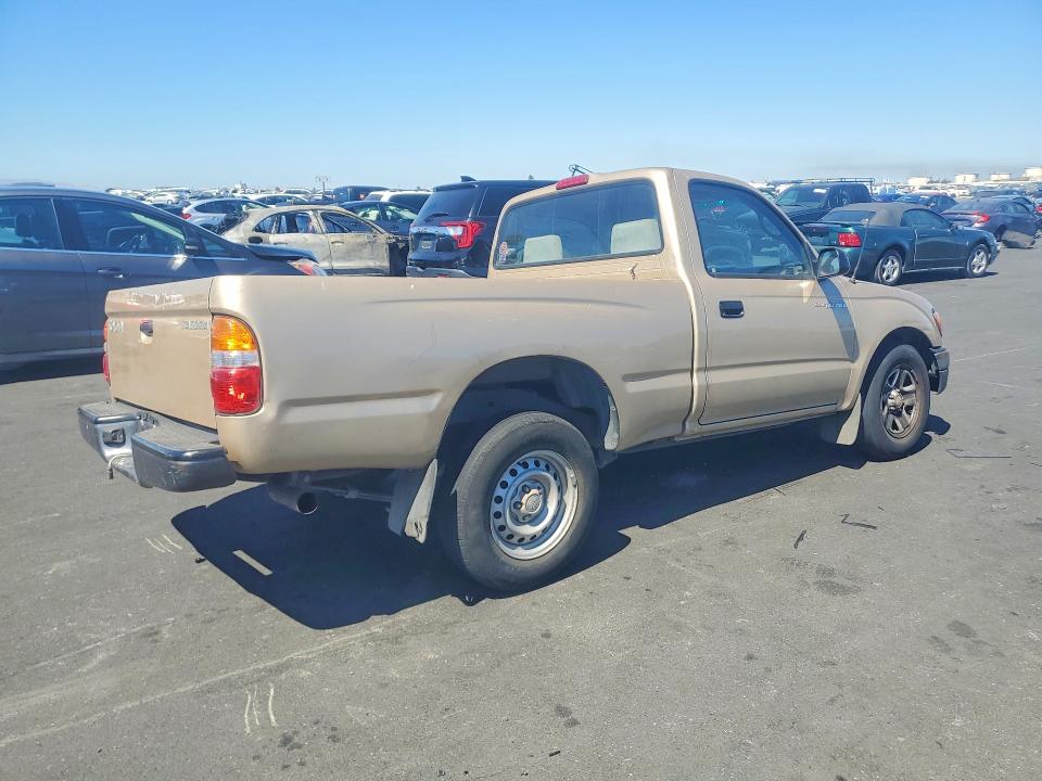 2002 Toyota Tacoma VIN 5TENL42N12Z000556 COPART salvage auction — FRONT END, Ca - Salvage Certificate, sold $900 on 2026-07-22 (photo 3)