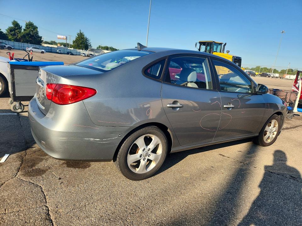 2010 Hyundai Elantra VIN KMHDU4AD8AU872351 COPART salvage auction — FRONT END, Oh - Cert Of Title-Salvage, sold $100 on 2026-07-31 (photo 3)