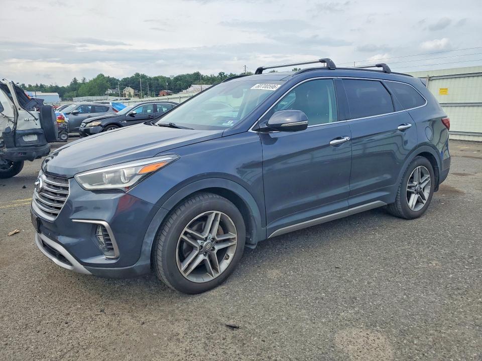 2017 Hyundai Santa fe VIN KM8SRDHFXHU197967 COPART salvage auction — MECHANICAL, Pa - Cert Of Title, sold $4,400 on 2026-07-17 (photo 1)