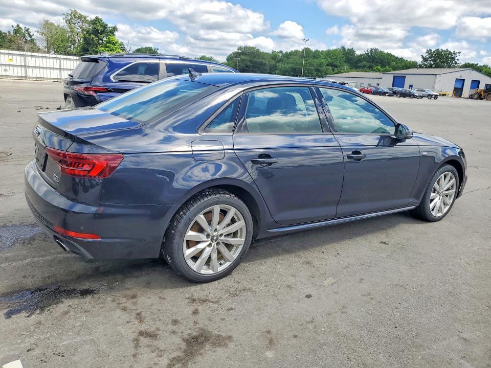 2018 Audi A4 VIN WAUDNAF43JA171014 COPART salvage auction — WATER/FLOOD, Nj - Cert Of Title-Salvage Flood, sold $2,250 on 2026-07-28 (photo 3)