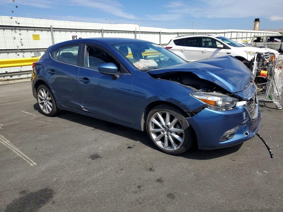 2017 Mazda 3 VIN JM1BN1M30H1135442 COPART salvage auction — FRONT END, Ca - Salvage Certificate, sold $1,550 on 2026-07-22 (photo 4)