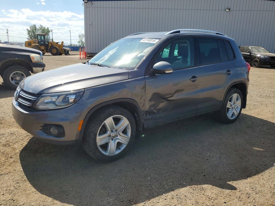 2015 Volkswagen Tiguan VIN WVGJV7AX7FW544216 COPART salvage auction — SIDE, AB - OOP - SALVAGE, sold $3,100 on 2026-08-04 (photo 1)