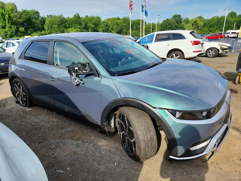 2023 Hyundai Ioniq 5 VIN KM8KNDAF2PU141431 COPART salvage auction — ALL OVER, CT - CERT OF TITLE-SALVAGE, sold $5,000 on 2026-07-23 (photo 4)