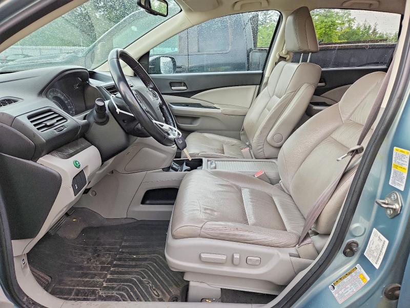 2012 Honda Cr-v VIN 2HKRM4H90CH107949 COPART salvage auction — FRONT END, ON - PERMIT NO BRAND - UNFIT, sold $1,450 on 2026-07-23 (photo 7)