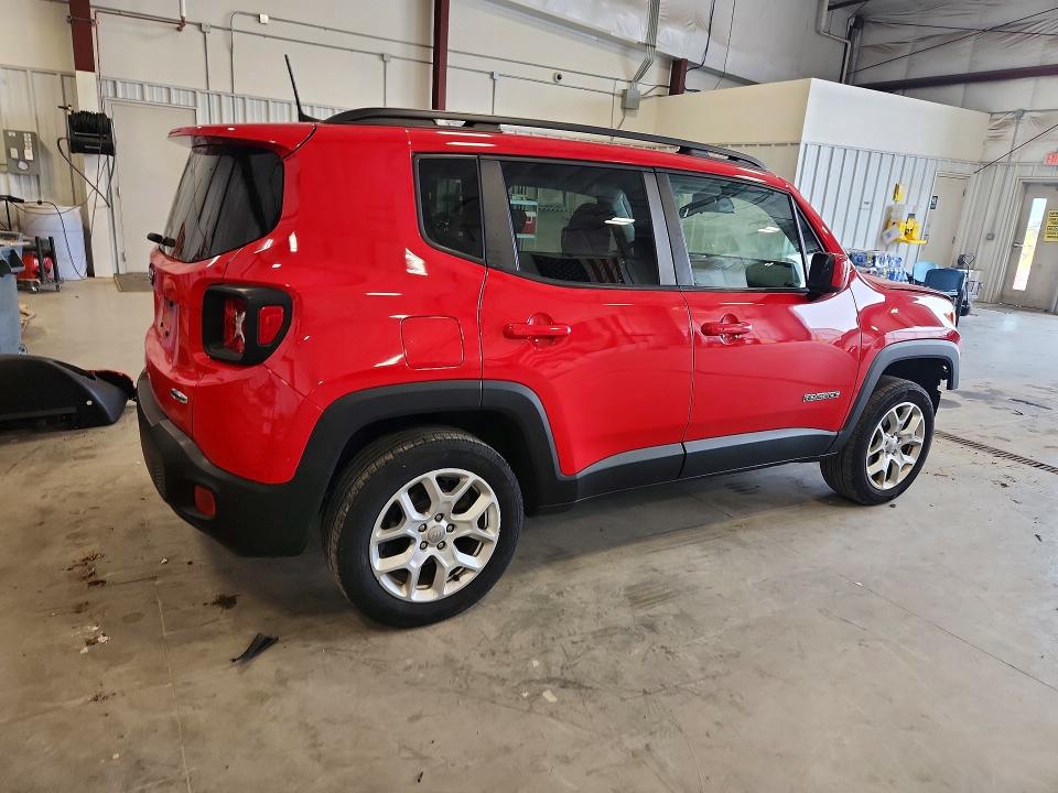 2018 Jeep Renegade VIN ZACCJBBB2JPJ16426 COPART salvage auction — FRONT END, Wi - Certificate Of Title, sold $2,350 on 2026-08-11 (photo 3)