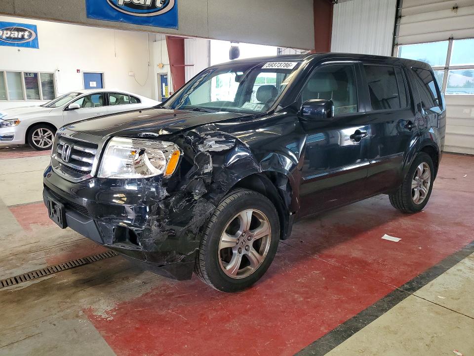2012 Honda VIN 5FNYF4H62CB012612 COPART salvage auction — FRONT END, NY - MV-907A SALVAGE CERTIFICATE, sold $175 on 2026-07-20 (photo 1)