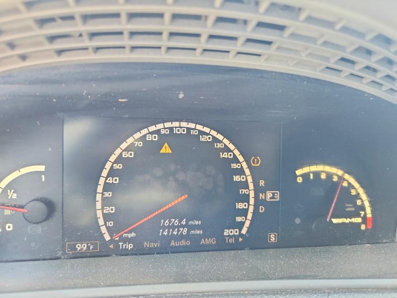 2008 Mercedes-benz Cl-klasse amg VIN WDDEJ77X28A015464 COPART salvage auction — FRONT END, TX - BONDED TITLE - CLEAN (P), sold $4,100 on 2026-08-06 (photo 9)