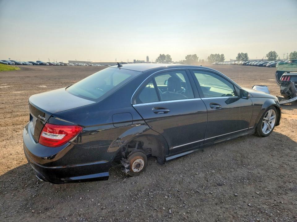 2013 Mercedes-benz C-klasse VIN WDDGF8AB7DA842240 COPART salvage auction — FRONT END, Ab - Bos - Salvage, sold $1,250 on 2026-08-04 (photo 3)