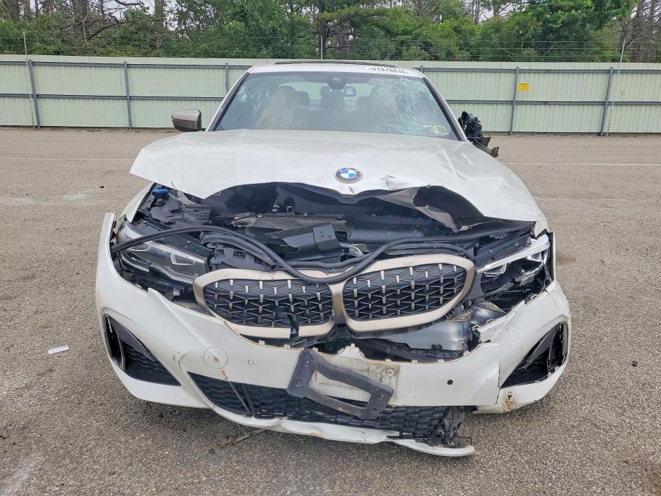 2020 BMW M3 VIN WBA5U9C06LFH61787 COPART salvage auction — FRONT END, Ny - Mv-907A Salvage Certificate, sold $17,400 on 2026-08-07 (photo 5)