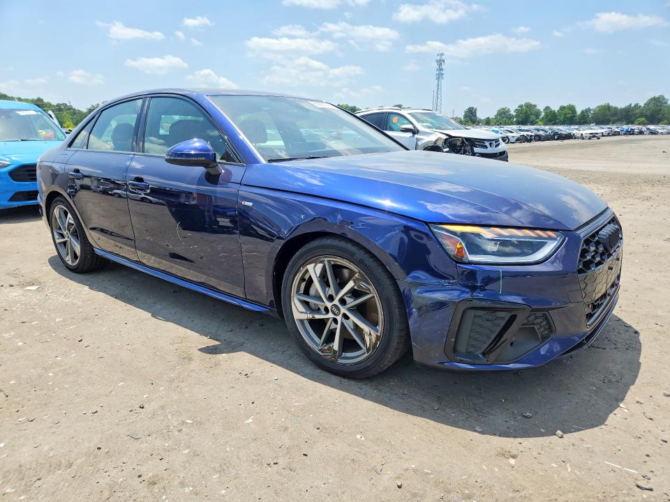 2021 Audi A4 VIN WAUEAAF41MA031354 COPART salvage auction — FRONT END, Va - Cert Of Title - Salvage, sold $16,300 on 2026-07-15 (photo 4)
