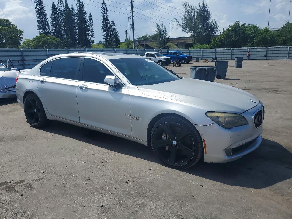 2009 BMW 7 series VIN WBAKB83569CY57182 COPART salvage auction — MECHANICAL, Fl - Certificate Of Title, sold $400 on 2026-07-20 (photo 4)