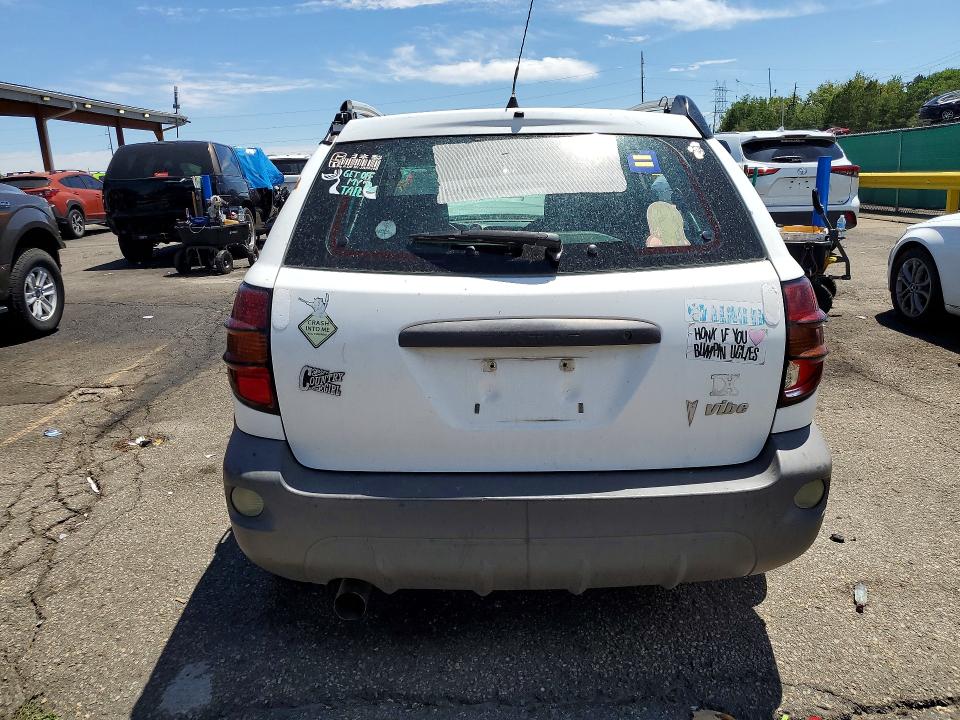 2006 Pontiac Vibe VIN 5Y2SL67876Z424388 COPART salvage auction — FRONT END, Co - Public - Salvage Title, sold $275 on 2026-07-30 (photo 6)