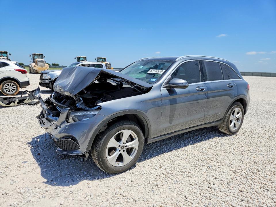 2018 Mercedes-benz Glc VIN WDC0G4JB8JV060867 COPART salvage auction — FRONT END, Tx - Salvage Vehicle Title, sold $3,650 on 2026-08-20 (photo 1)