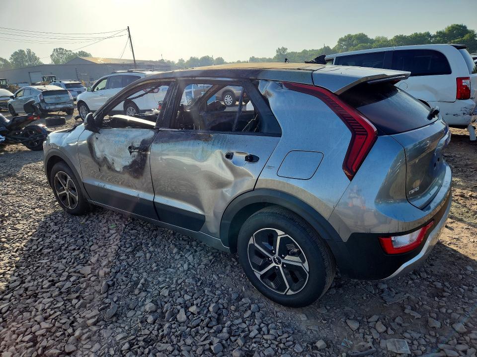 2026 Kia Niro VIN KNDCP3LE3T5328442 COPART salvage auction — BURN, Mo - Junking Certificate, sold $2,100 on 2026-08-24 (photo 2)
