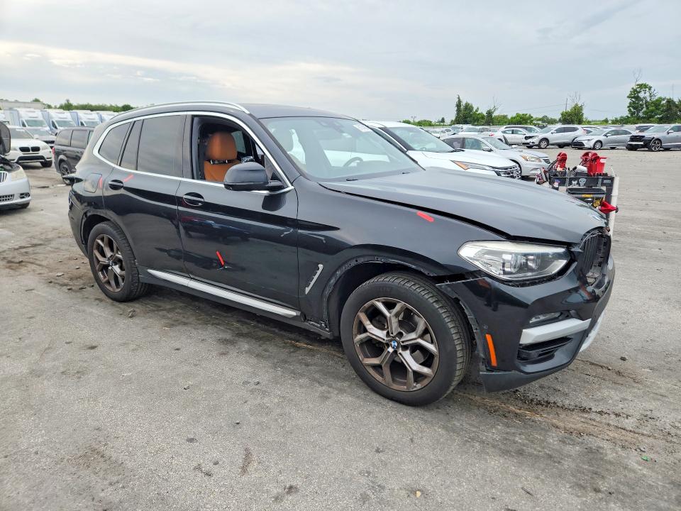 2021 BMW X3 VIN 5UXTY3C08M9E19932 COPART salvage auction — FRONT END, Fl - Certificate Of Destruction, sold $4,150 on 2026-07-28 (photo 4)