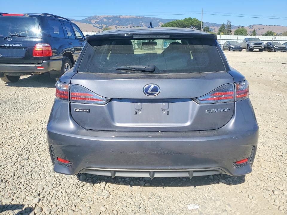 2016 Lexus Ct 200 VIN JTHKD5BH8G2266800 COPART salvage auction — FRONT END, Ca - Salvage Certificate, sold $2,200 on 2026-07-28 (photo 6)
