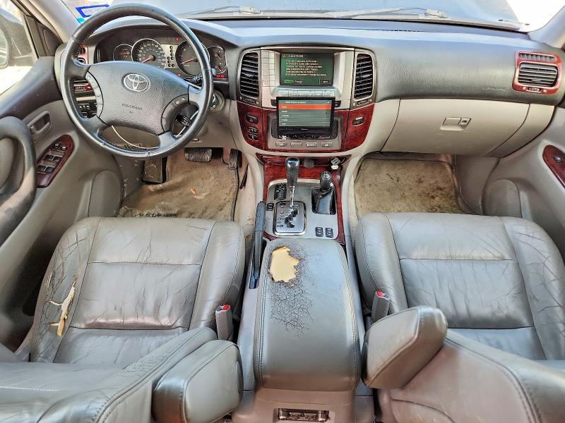 2007 Toyota Land cruiser VIN JTEHT05JX72105165 COPART salvage auction — FRONT END, Tx - Salvage Vehicle Title, sold $4,500 on 2026-07-30 (photo 8)