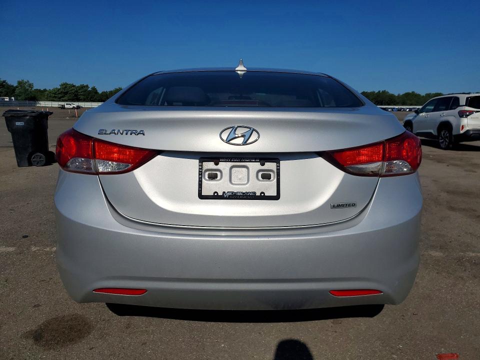 2012 Hyundai Elantra VIN KMHDH4AEXCU479595 COPART salvage auction — FRONT END, Ny - Mv-907A Salvage Certificate, sold $725 on 2026-07-20 (photo 6)