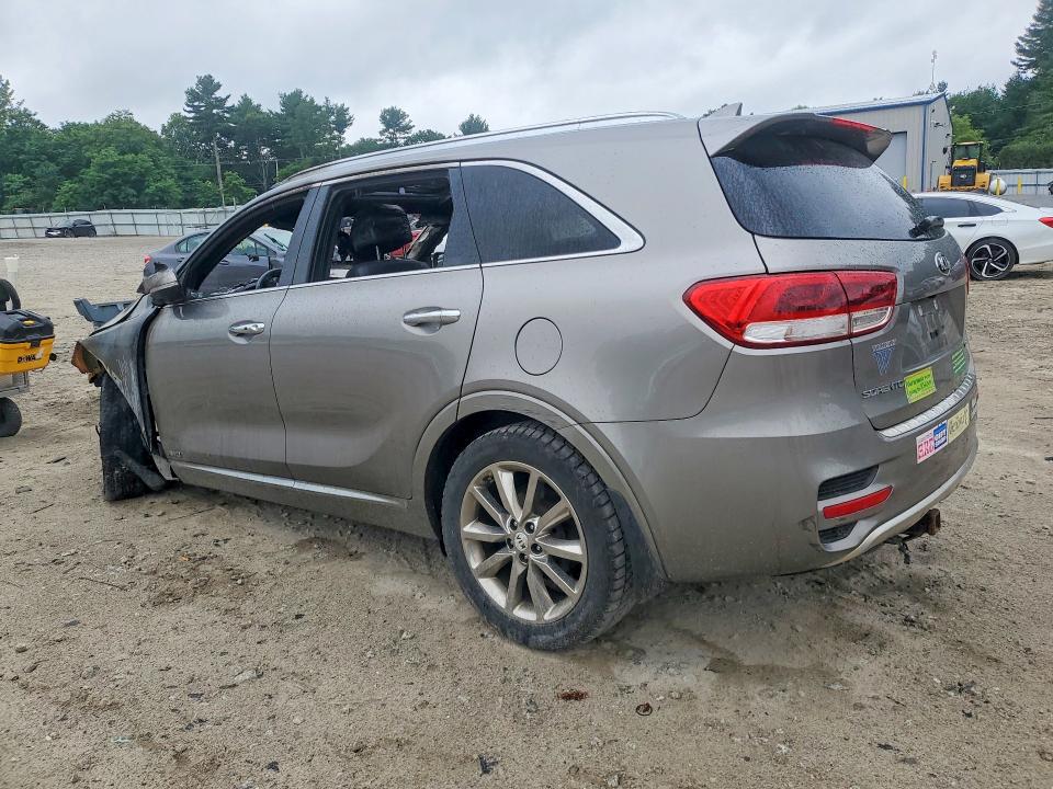 2017 Kia Sorento VIN 5XYPKDA58HG307710 COPART salvage auction — BURN, Ma - Cert Of Title-Salvage, sold $175 on 2026-07-16 (photo 2)