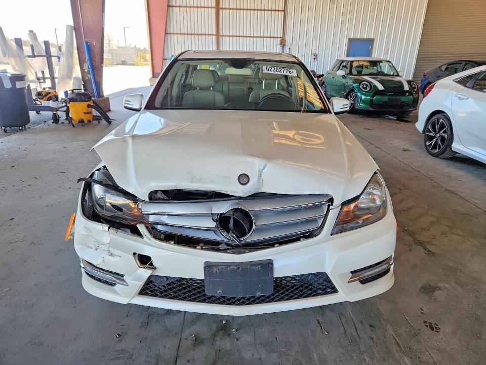 2012 Mercedes-benz VIN WDDGF4HB4CR220824 COPART salvage auction — FRONT END, Ca - Salvage Certificate, sold $250 on 2026-08-10 (photo 5)