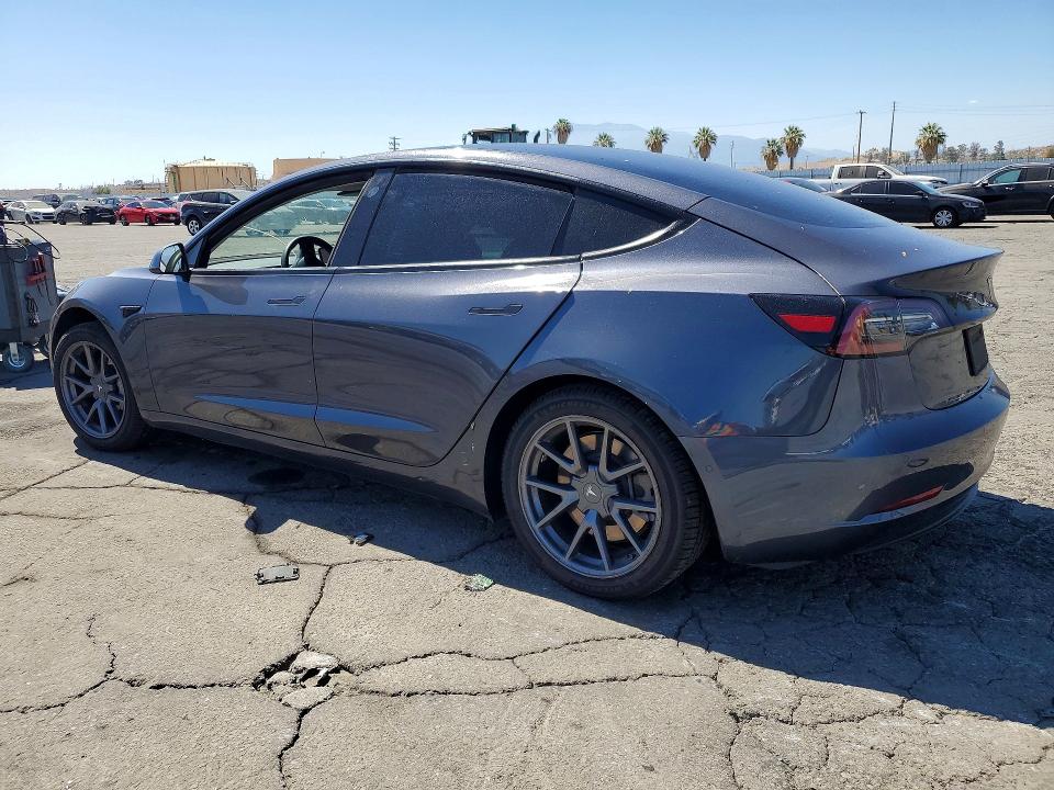 2021 Tesla Model 3 VIN 5YJ3E1EA5MF100205 COPART salvage auction — REAR END, Ca - Salvage Certificate, sold $5,400 on 2026-07-20 (photo 2)