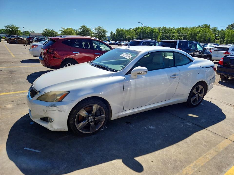 2010 Lexus Is VIN JTHFE2C20A2502936 COPART salvage auction — REAR END, Ky - Cert Of Title-Salvage, sold $625 on 2026-08-03 (photo 1)