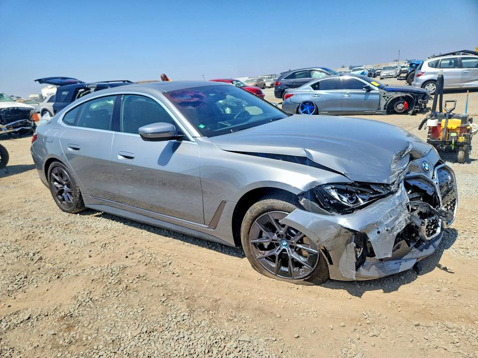 2024 BMW I4 VIN WBY43AW02RFR59897 COPART salvage auction — FRONT END, Salvage Title, sold $11,300 on 2026-08-28 (photo 4)