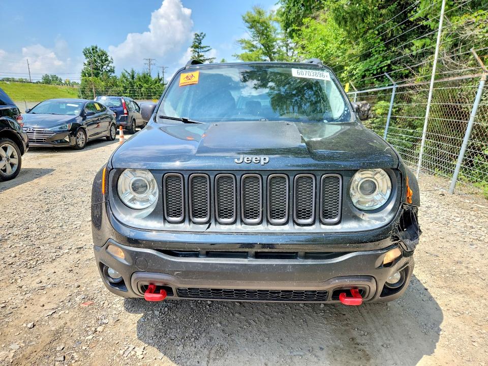 2017 Jeep Renegade VIN ZACCJBCB0HPG53727 COPART salvage auction — BURN, Oh - Cert Of Title-Salvage, sold $1,800 on 2026-08-05 (photo 5)