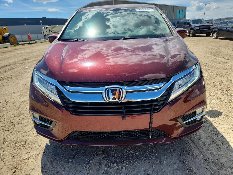 2019 Honda Odyssey VIN 5FNRL6H8XKB506984 COPART salvage auction — REAR END, AB - BOS - SALVAGE, sold $12,400 on 2026-07-09 (photo 5)