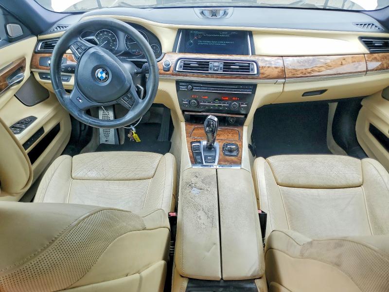 2013 BMW 7er VIN WBAYE8C56DD132296 COPART salvage auction — REAR END, Ca - Salvage Certificate, sold $475 on 2026-07-28 (photo 8)