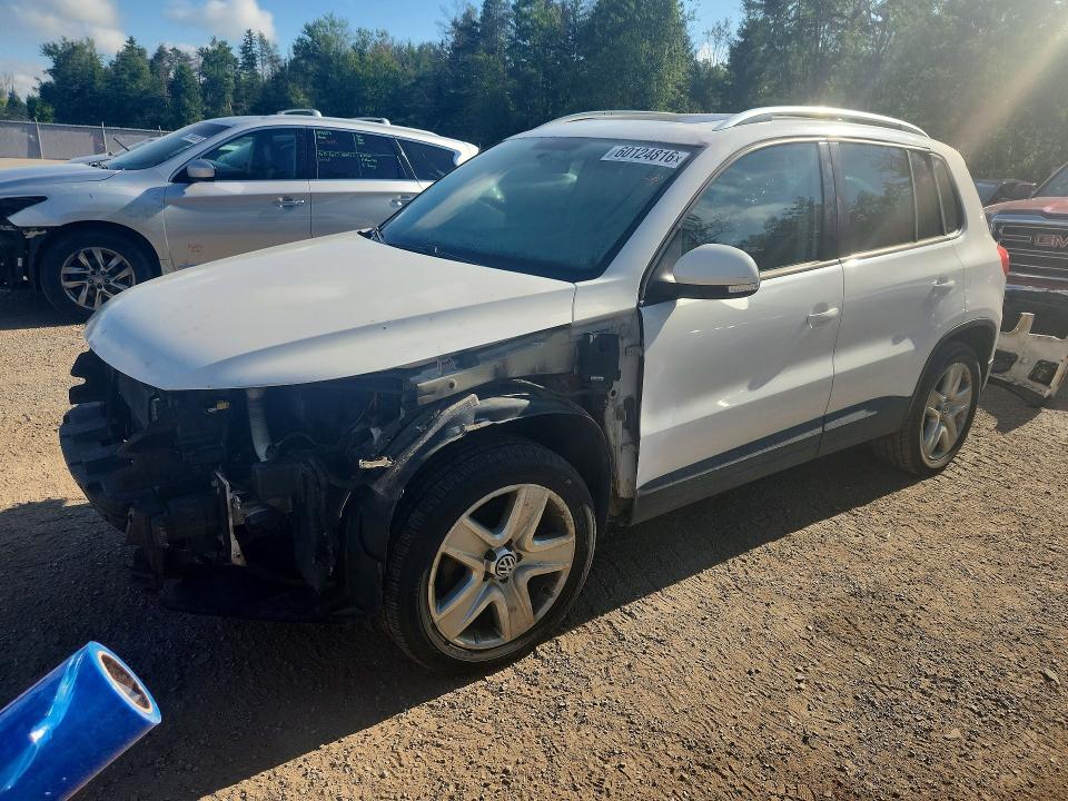2010 Volkswagen Tiguan VIN WVGBV7AX5AW509719 COPART salvage auction — FRONT END, On - Permit No Brand - Unfit, sold $300 on 2026-07-21 (photo 1)