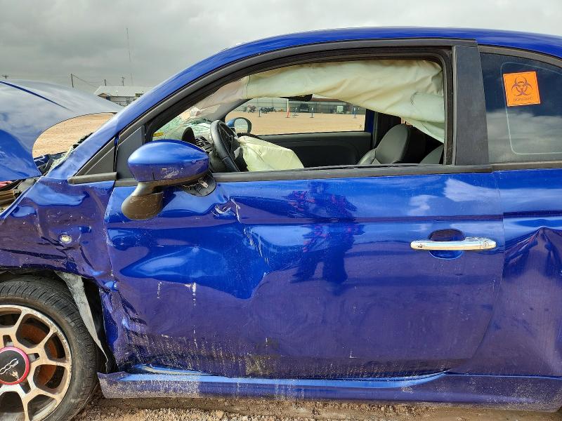 2012 Fiat 500 VIN 3C3CFFBR7CT119668 COPART salvage auction — ALL OVER, Tx - Salvage Vehicle Title, sold $200 on 2026-08-12 (photo 7)