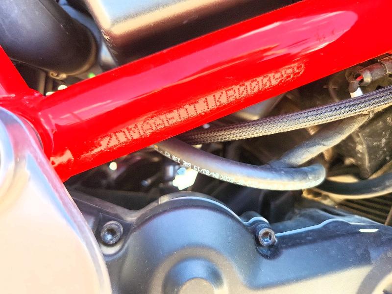 2012 Ducati Multistrada VIN ZDM12BLW6CB018168 COPART salvage auction — SIDE, Tx - Salvage Vehicle Title, sold $3,350 on 2026-07-27 (photo 9)