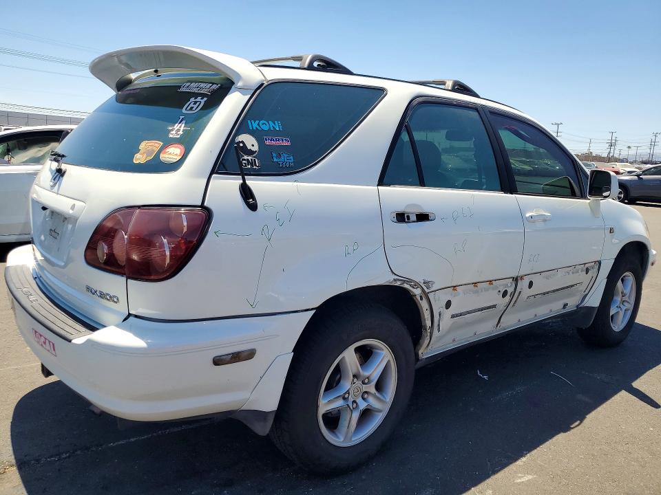 2000 Lexus Rx 300 VIN JT6HF10U3Y0107198 COPART salvage auction — SIDE, Ca - Salvage Certificate, sold $825 on 2026-07-15 (photo 3)