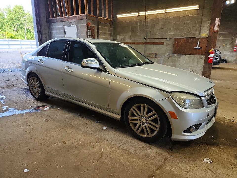 2009 Mercedes-benz C-klasse VIN WDDGF81X89R079214 COPART salvage auction — FRONT END, Ny - Mv-907A Salvage Certificate, sold $125 on 2026-07-20 (photo 4)