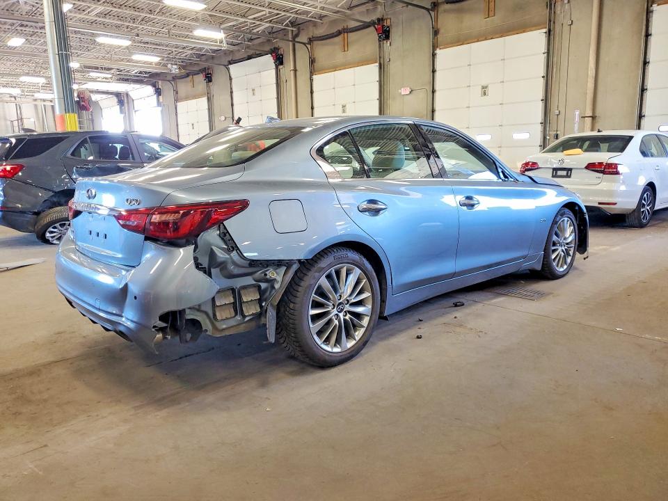 2020 Infiniti Q50 VIN JN1EV7AR0LM252702 COPART salvage auction — FRONT END, Mn - Cert Of Title-Salvage, sold $525 on 2026-07-21 (photo 3)