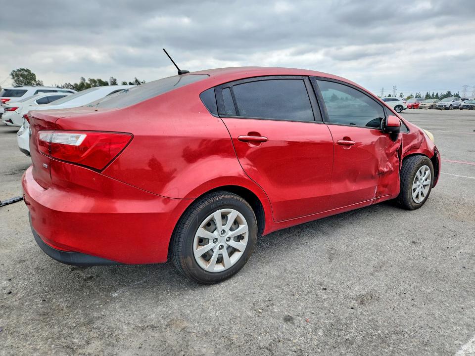 2017 Kia Rio VIN KNADM4A3XH6112249 COPART salvage auction — FRONT END, Ca - Salvage Certificate, sold $550 on 2026-07-16 (photo 3)