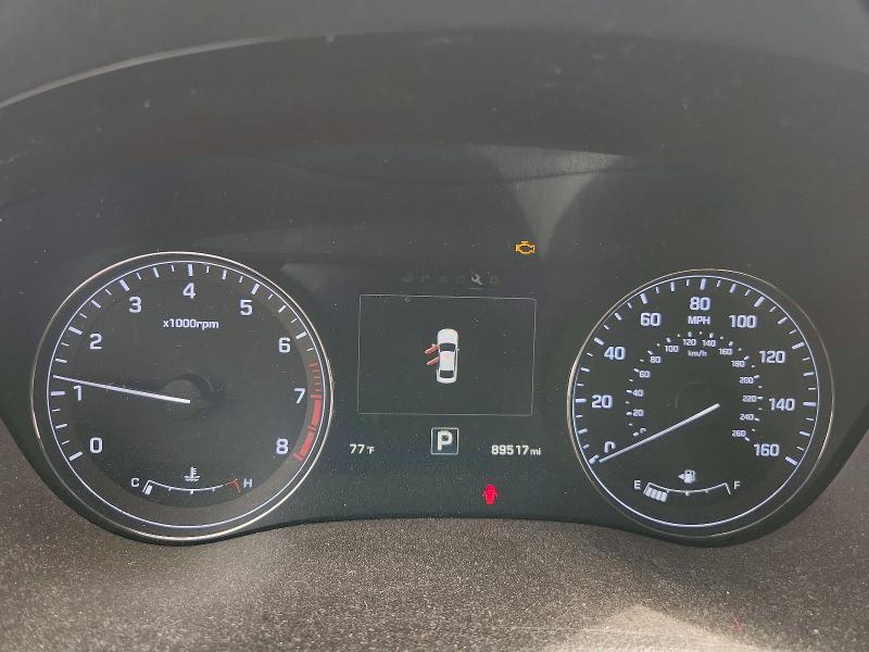 2015 Hyundai VIN KMHGN4JEXFU039113 COPART salvage auction — FRONT END, Oh - Cert Of Title-Salvage, sold $2,200 on 2026-07-14 (photo 9)